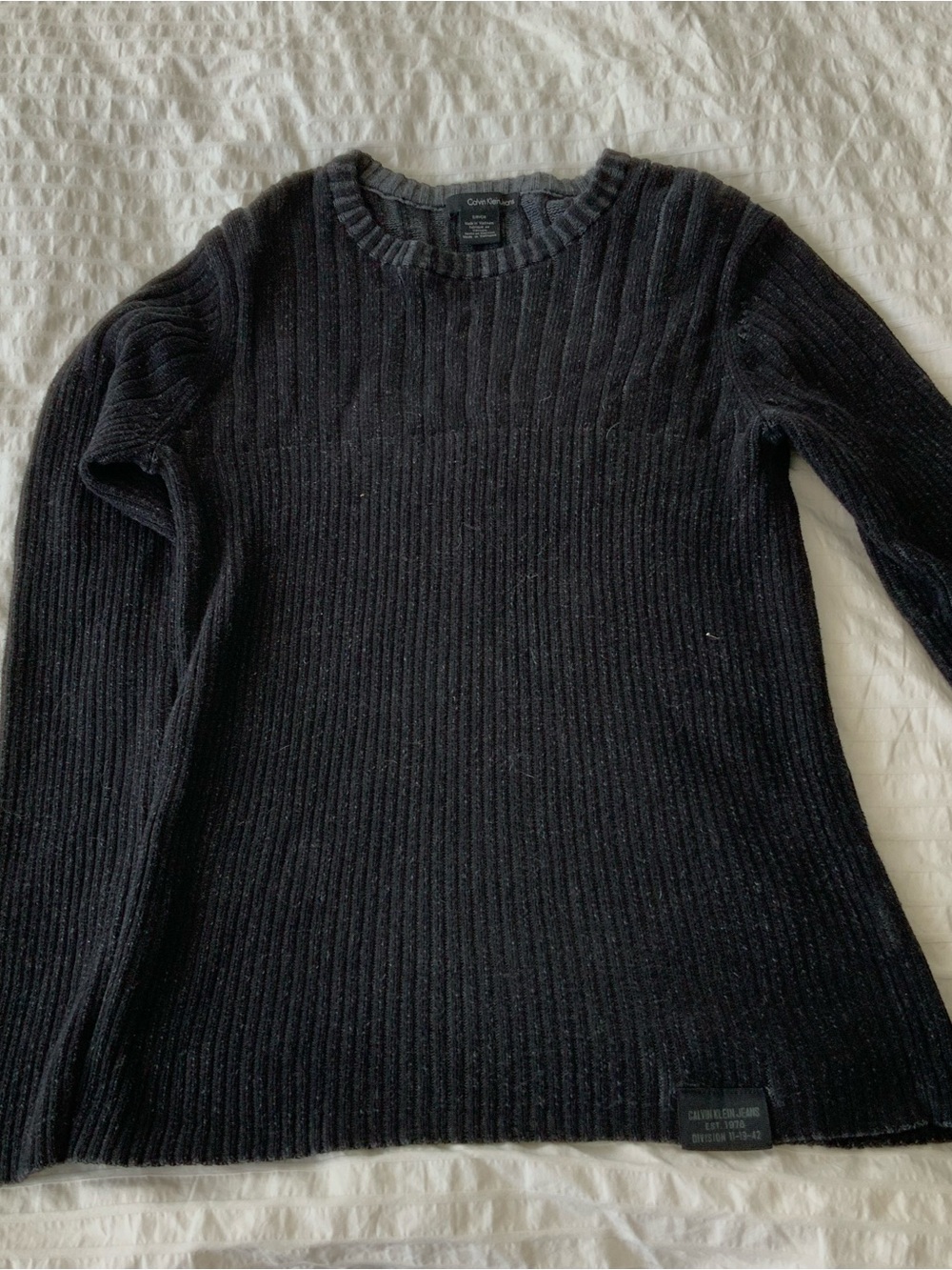 Calvin Klein Black Crewneck Sweater
